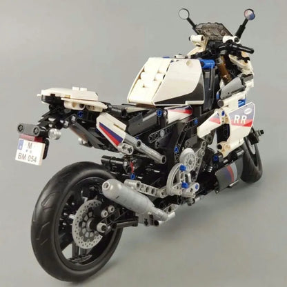 Winner MOC Building Block Set: Track Racing Motorcycle 7054