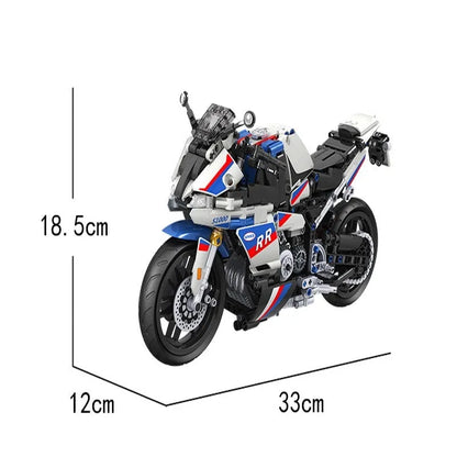 Winner MOC Building Block Set: Track Racing Motorcycle 7054