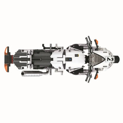 Winner MOC Building Block Set: V4 Racing Motorcycle 7047
