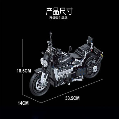 Winner MOC Building Block Set: Classic Road Motorcycle 8107