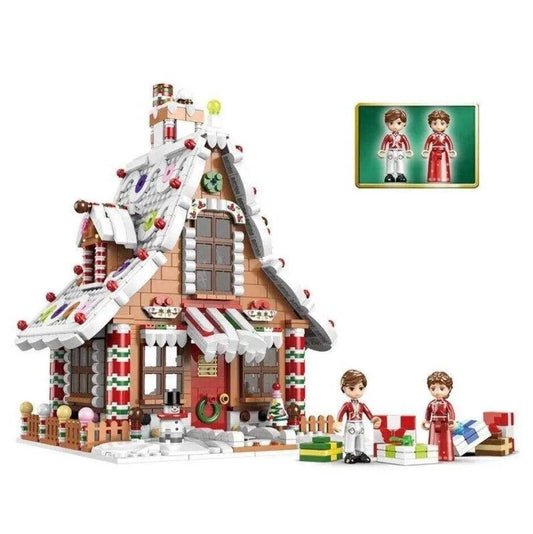 Xingbao MOC Building Block Set: Christmas MOC Expert Gingerbread House, Model XB18021