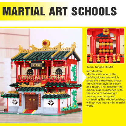 Xingbao MOC Building Block Set: Martial Art School, Model XB01004