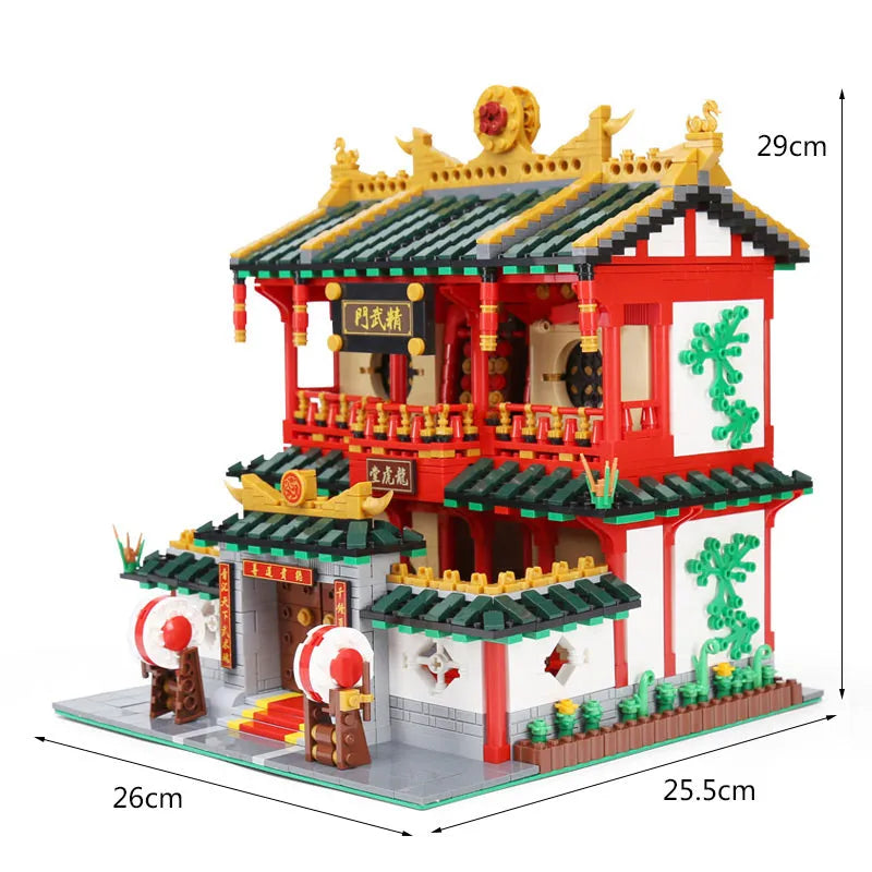 Xingbao MOC Building Block Set: Martial Art School, Model XB01004