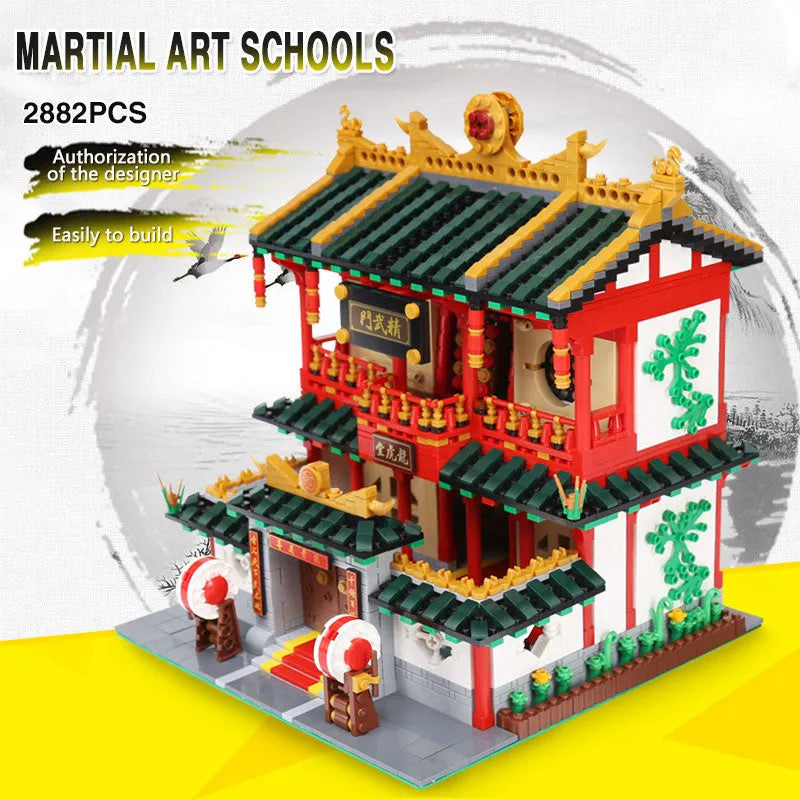Xingbao MOC Building Block Set: Martial Art School, Model XB01004