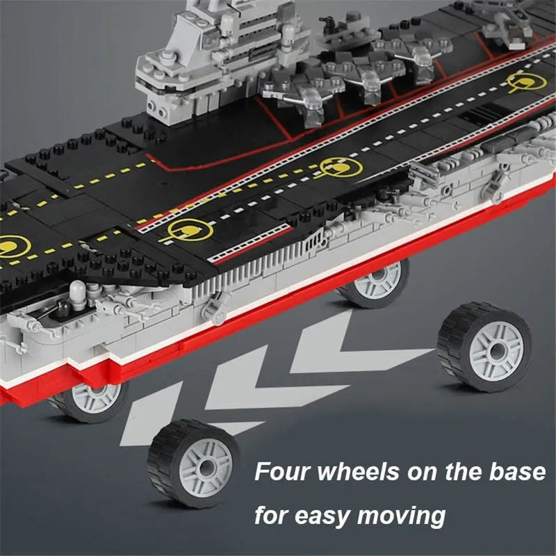 Xingbao MOC Building Block Set: Chinese Type 001 Aircraft Carrier Ship, Model XB06020