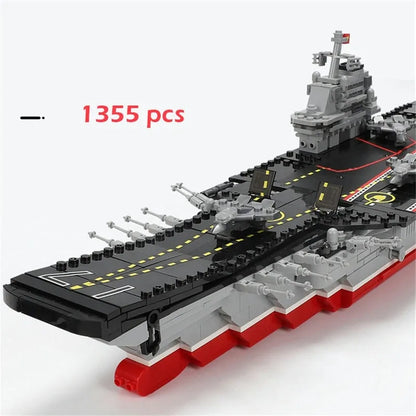 Xingbao MOC Building Block Set: Chinese Type 001 Aircraft Carrier Ship, Model XB06020