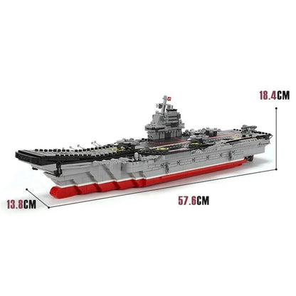 Xingbao MOC Building Block Set: Chinese Type 001 Aircraft Carrier Ship, Model XB06020