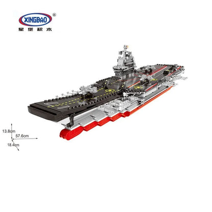 Xingbao MOC Building Block Set: Chinese Type 001 Aircraft Carrier Ship, Model XB06020
