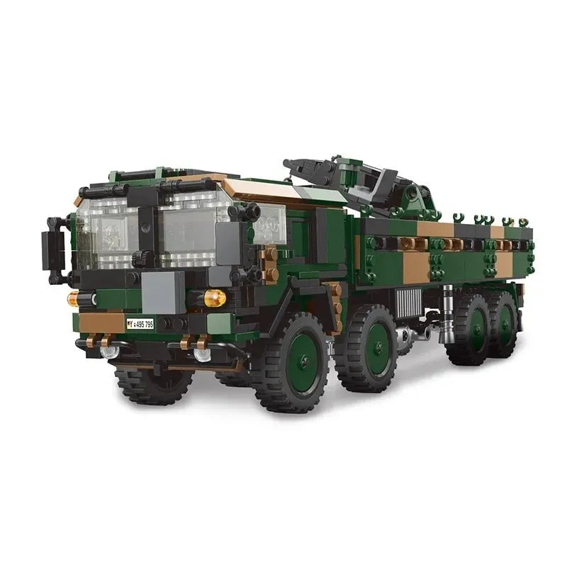 Xingbao MOC Building Block Set: MAN LKW KAT 1 Mil GL 10t Truck, Model XB06052