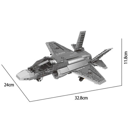 Xingbao MOC Building Block Set: Stealth Fighter Jet F-35 Aircraft, Model XB06026
