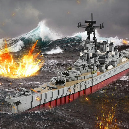 Xingbao MOC Building Block Set: USS Missouri Cruiser Warship, Model XB06030