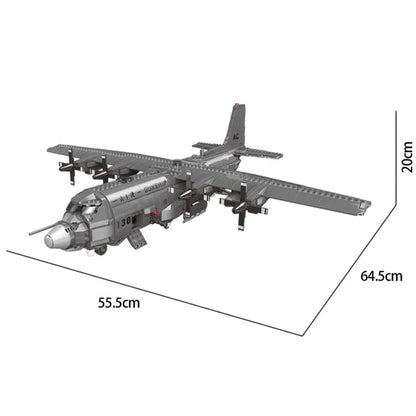 Xingbao MOC Building Block Set: WW2 AC-130 Gunboat Aircraft, Model XB06023