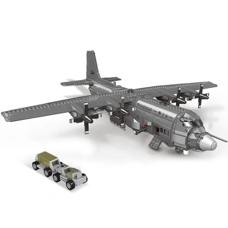 Xingbao MOC Building Block Set: WW2 AC-130 Gunboat Aircraft, Model XB06023