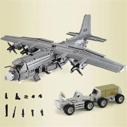 Xingbao MOC Building Block Set: WW2 AC-130 Gunboat Aircraft, Model XB06023