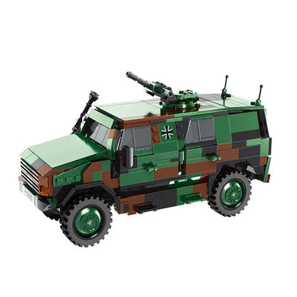Xingbao MOC Building Block Set: WW2 ATF DINGO Car Infantry Vehicle, Model XB06055