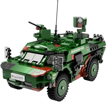 Xingbao MOC Building Block Set: WW2 German Fennek Armored Vehicle, Model XB06053