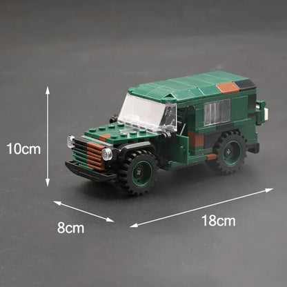 Xingbao MOC Building Block Set: WW2 Lkw Leicht Wolf Gl Armored Car, Model XB06041