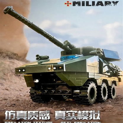 Xingbao Building Block Set: WW2 Armored Canon Vehicle, Model XB06803