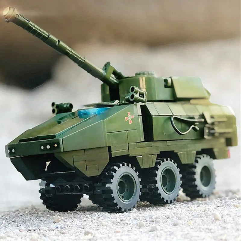 Xingbao Building Block Set: WW2 Armored Canon Vehicle, Model XB06803