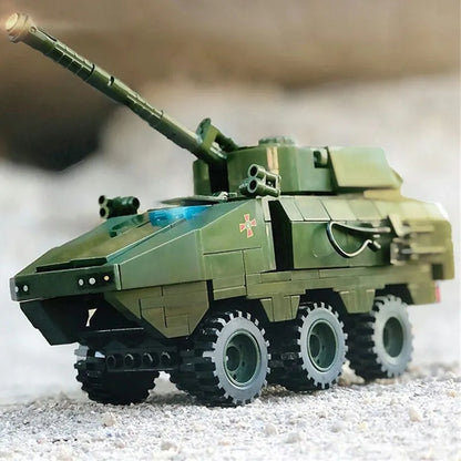 Xingbao Building Block Set: WW2 Armored Canon Vehicle, Model XB06803