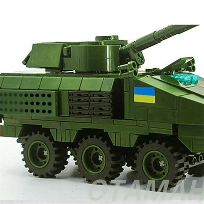 Xingbao Building Block Set: WW2 Armored Canon Vehicle, Model XB06803