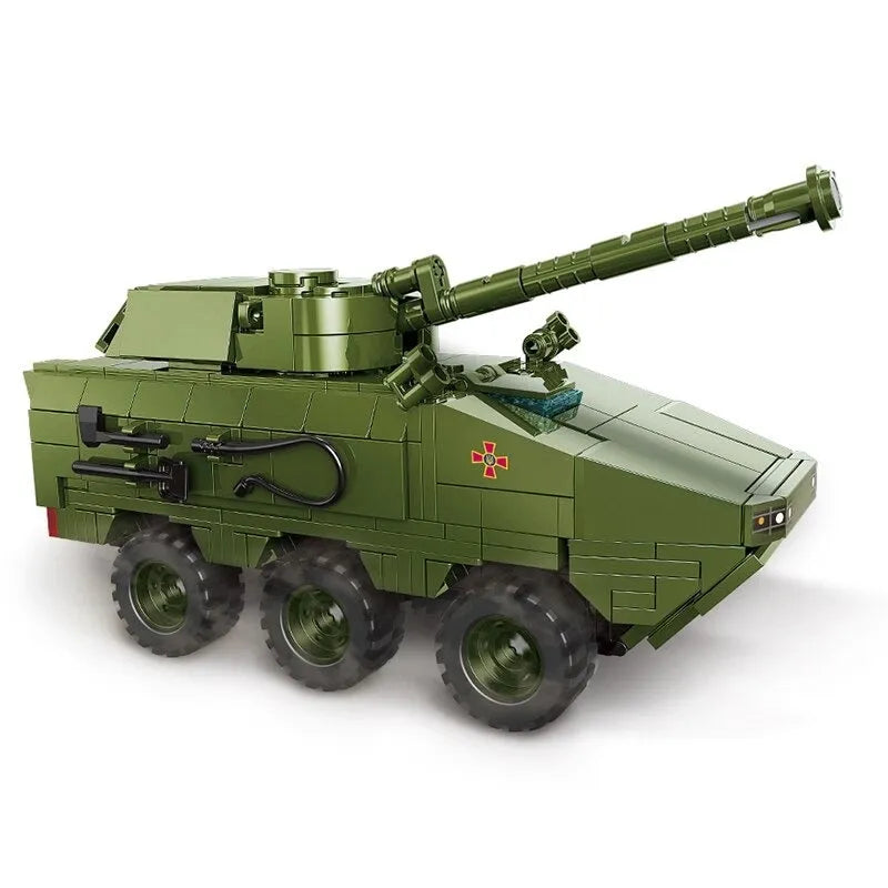 Xingbao Building Block Set: WW2 Armored Canon Vehicle, Model XB06803