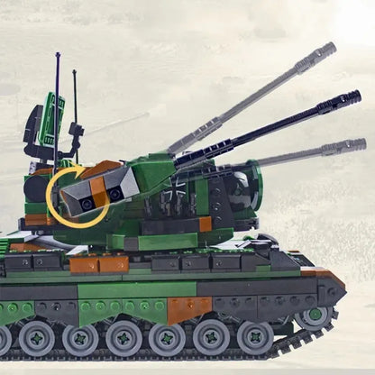 Xingbao Building Block Set: WW2 FlakPz Gepard Self Propelled Artillery, Model XB06045