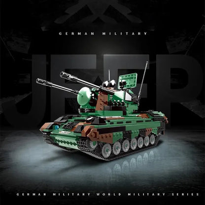 Xingbao Building Block Set: WW2 FlakPz Gepard Self Propelled Artillery, Model XB06045