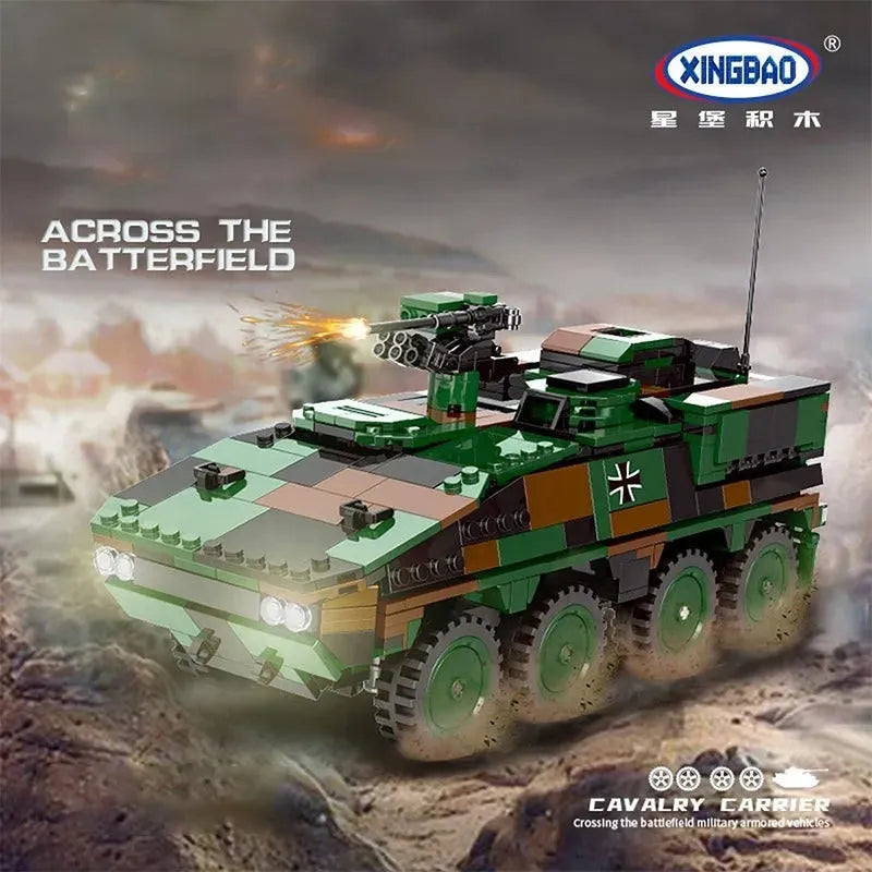 Xingbao Building Block Set: WW2 GTK Boxer Bundeswehr Infantry Vehicle, Model XB06043