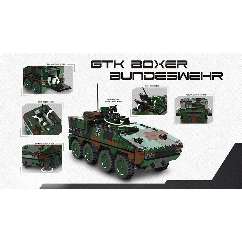Xingbao Building Block Set: WW2 GTK Boxer Bundeswehr Infantry Vehicle, Model XB06043