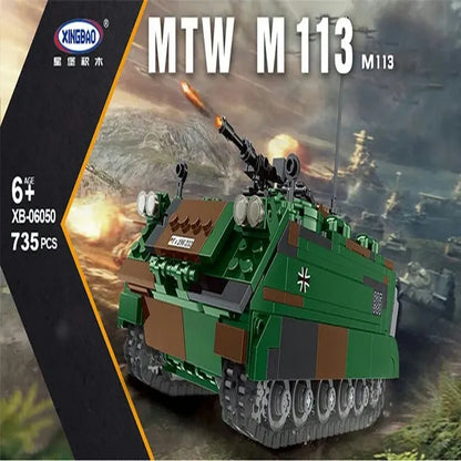 Xingbao Building Block Set: WW2 M113 Amphibious Transport Vehicle, Model XB06050