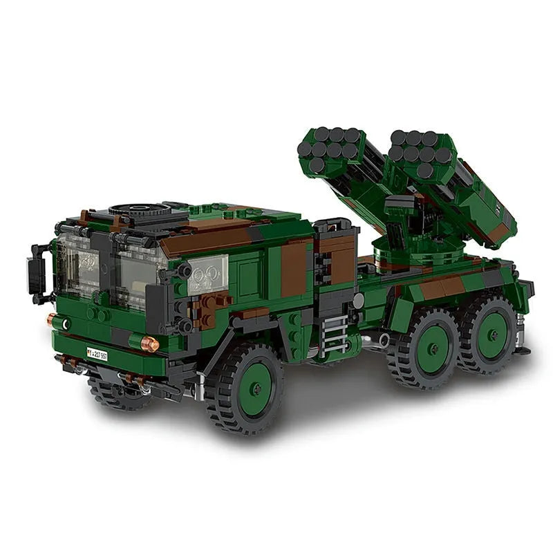 Xingbao MOC Building Block Set: WW2 MOC German LARS 2 Missile Launcher, Model XB06048