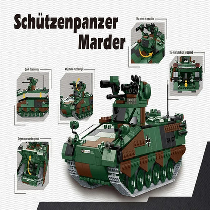 Xingbao Building Block Set: WW2 Schutzenpanzer Marder Infantry Vehicle, Model XB06051