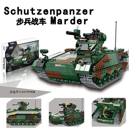 Xingbao Building Block Set: WW2 Schutzenpanzer Marder Infantry Vehicle, Model XB06051