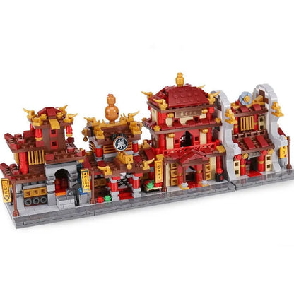 Xingbao MOC Building Block Set: China Town Street, Model XB01101