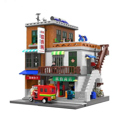 Xingbao MOC Building Block Set: Guest House Urban Village, Model XB01013