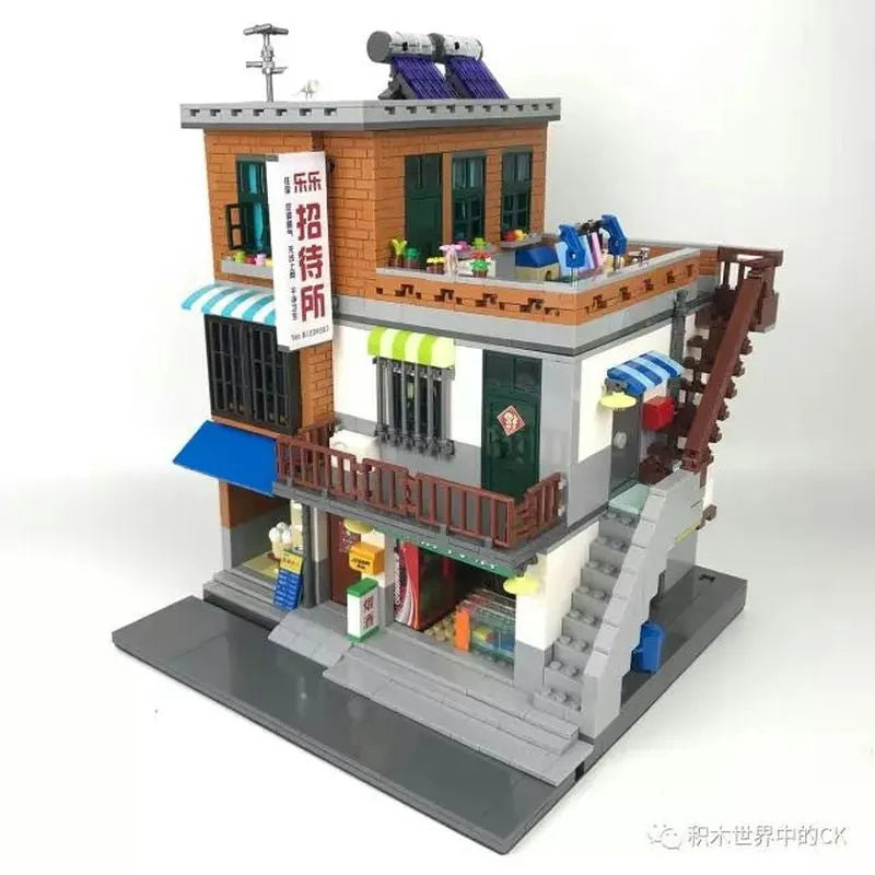 Xingbao MOC Building Block Set: Guest House Urban Village, Model XB01013