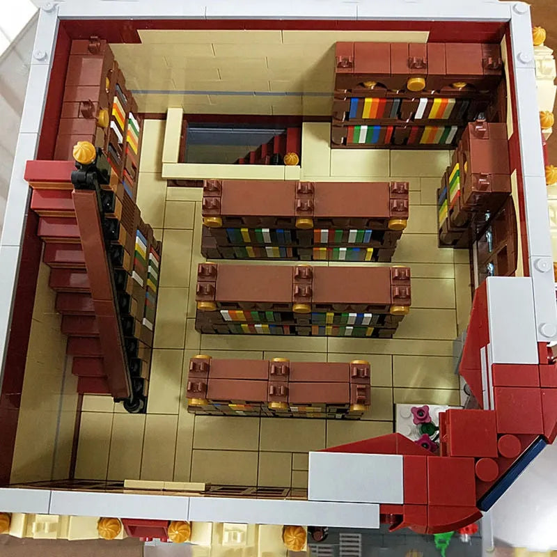 Xingbao MOC Building Block Set: and Bookstore Shop, Model XB01006