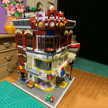 Xingbao MOC Building Block Set: and Bookstore Shop, Model XB01006