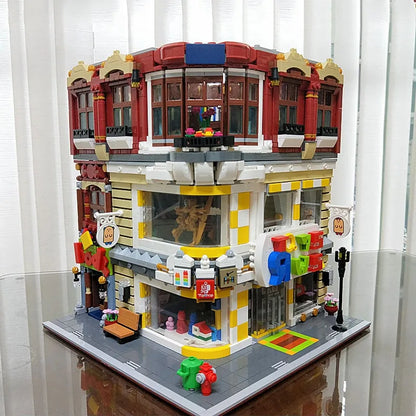 Xingbao MOC Building Block Set: and Bookstore Shop, Model XB01006