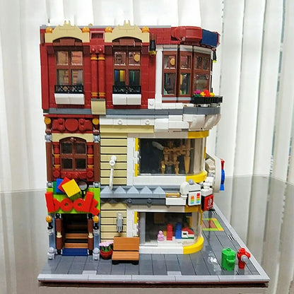 Xingbao MOC Building Block Set: and Bookstore Shop, Model XB01006