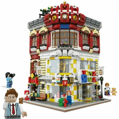 Xingbao MOC Building Block Set: and Bookstore Shop, Model XB01006