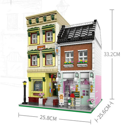 Xingbao MOC Building Block Set: Europa City Store, Model XB01010