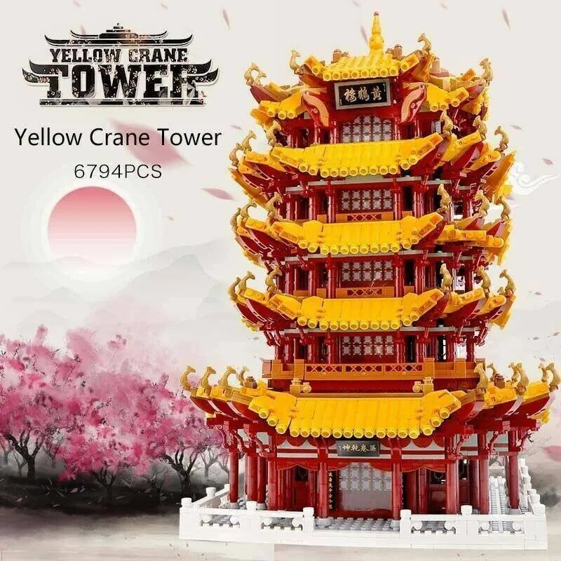 Xingbao MOC Building Block Set: Yellow Crane Tower, Model XB01024