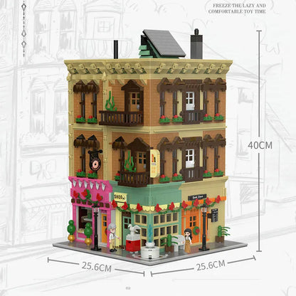 Xingbao MOC Building Block Set: Experts Europa City Grocery Store