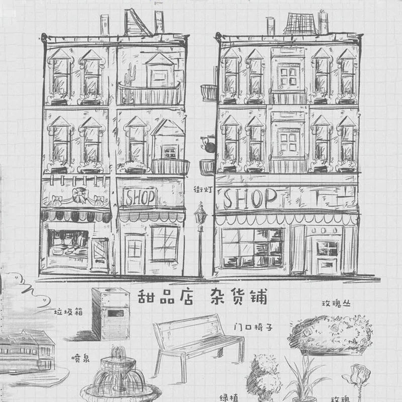 Xingbao MOC Building Block Set: Experts Europa City Grocery Store