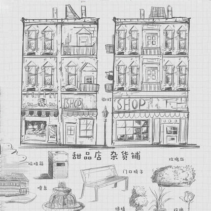 Xingbao MOC Building Block Set: Experts Europa City Grocery Store