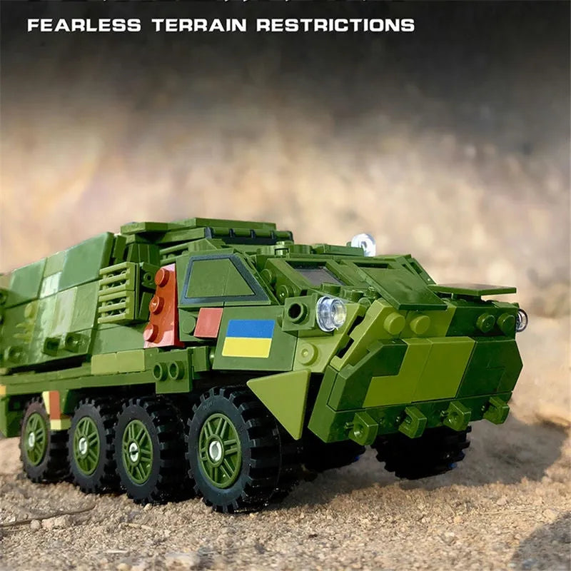 Xingbao MOC Building Block Set: Armored Medical Off-Road Car, Model XB06800