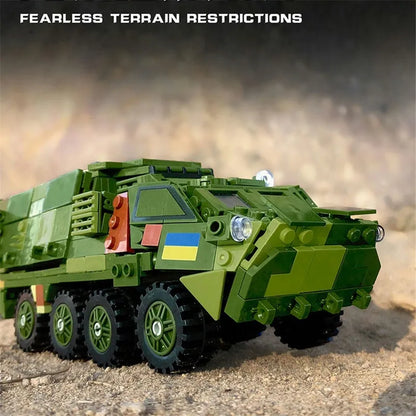 Xingbao MOC Building Block Set: Armored Medical Off-Road Car, Model XB06800
