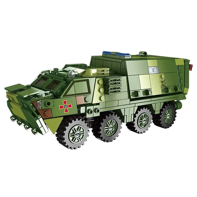 Xingbao MOC Building Block Set: Armored Medical Off-Road Car, Model XB06800